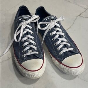 Converse All Star Men's Denim Blue Sneakers with White Accents
